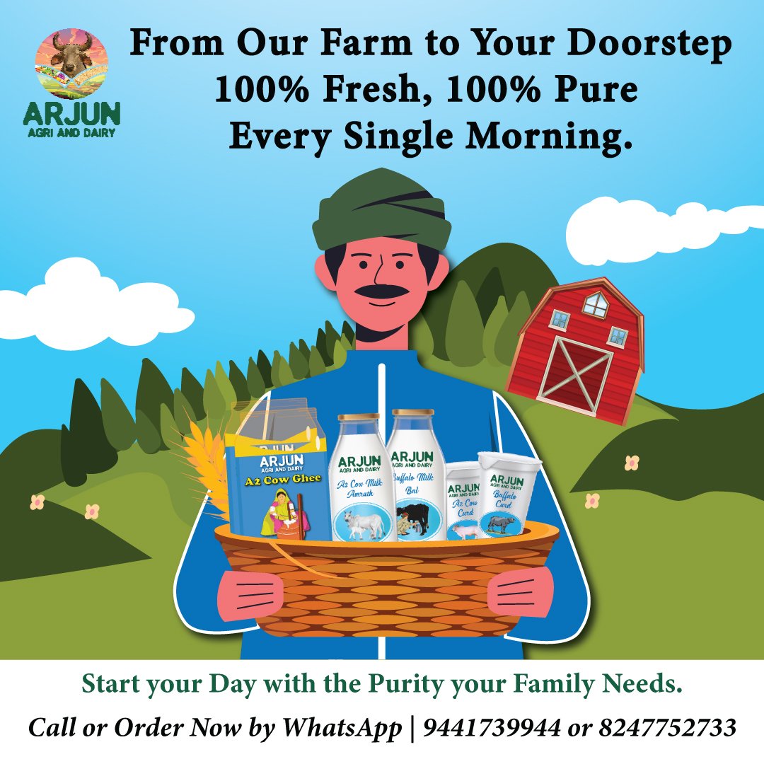 Arjun Agri & Dairy campaign creative