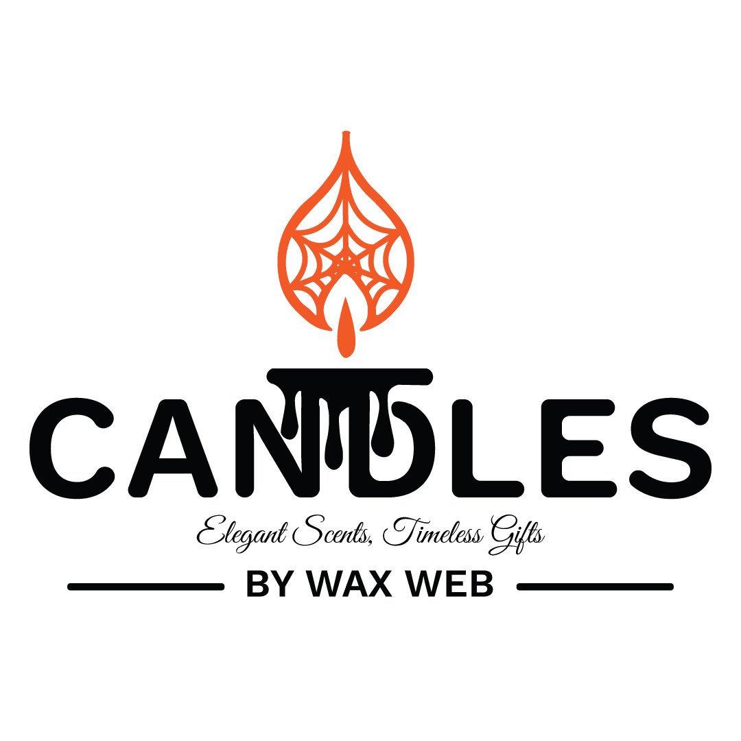 Candles by Wax Web brand identity